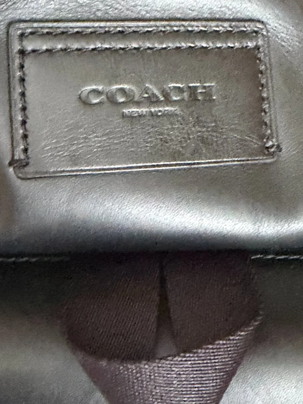 Coach Track Men's Black Leather Backpack C2710